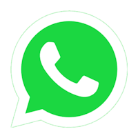 a green whatsapp logo on a black background